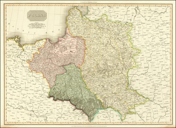 61-Poland Map By John Pinkerton