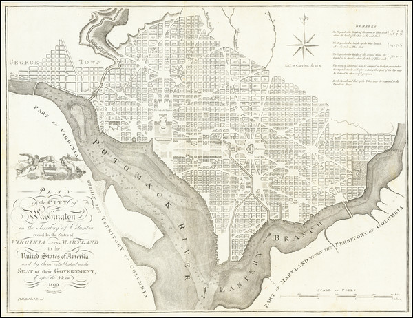 53-Washington, D.C. Map By John Reid