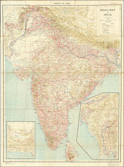 3-India Map By Surveyor General of India