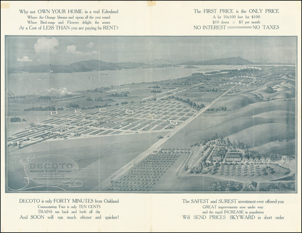 76-San Francisco & Bay Area and Other California Cities Map By W.H. Bull