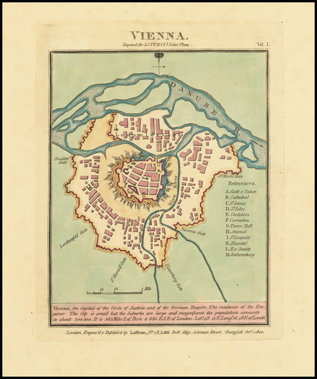 95-Austria Map By John Luffman