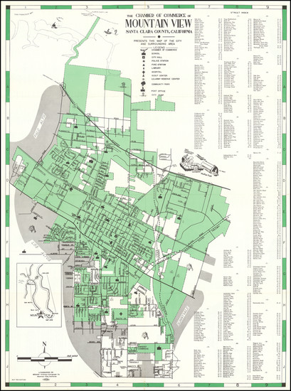 81-San Francisco & Bay Area Map By Mountain View Chamber of Commerce