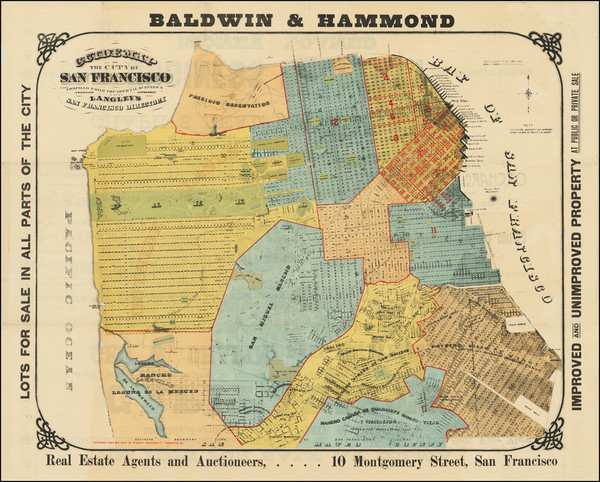 43-San Francisco & Bay Area Map By Henry G. Langley / George B. Wilbur