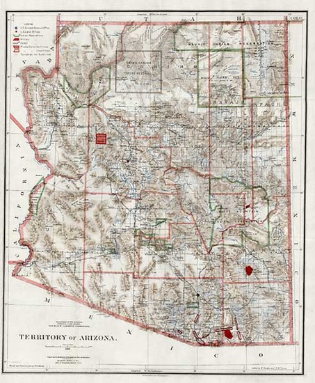 10-Southwest Map By General Land Office