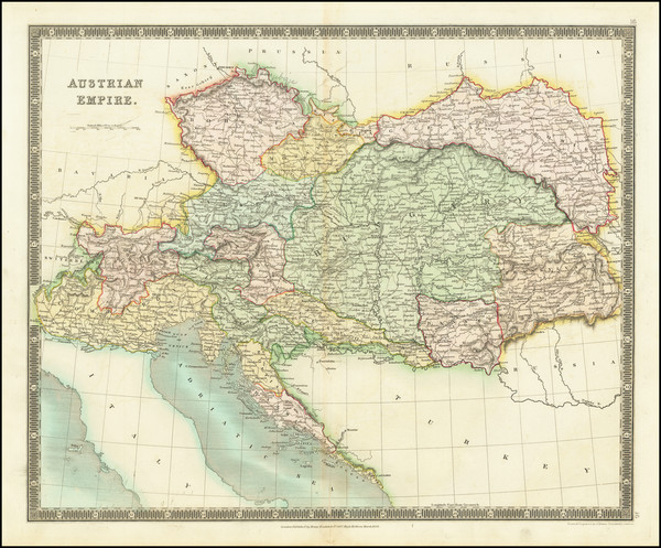 49-Austria and Hungary Map By Henry Teesdale