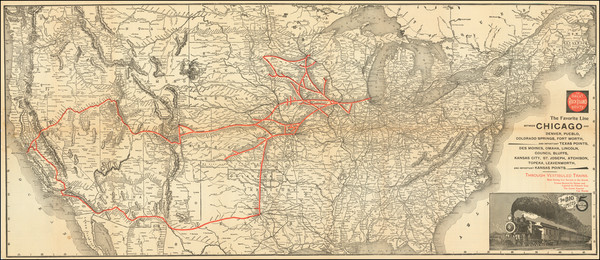 71-United States Map By Cameron, Amberg & Co.