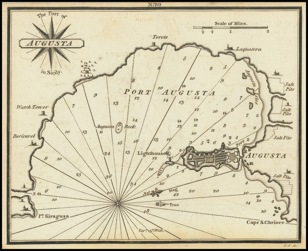 32-Sicily Map By William Heather