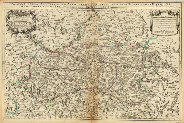 96-Austria Map By William Berry