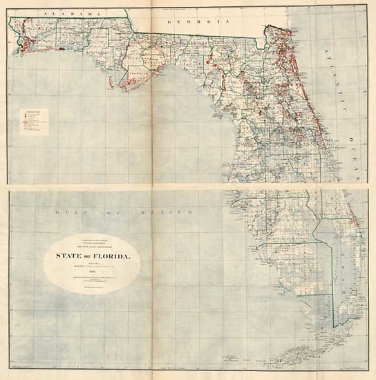 44-Southeast Map By General Land Office