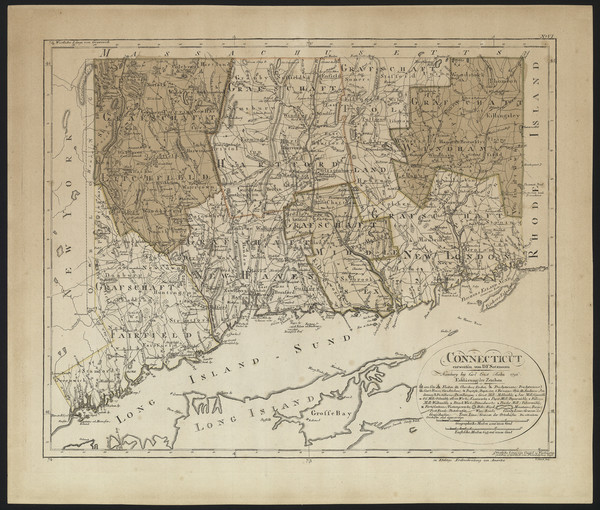 44-New England Map By Daniel Friedrich Sotzmann