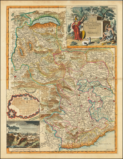 22-Switzerland and Northern Italy Map By John Senex