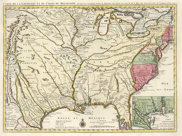 9-South, Southeast, Midwest and Southwest Map By Johannes Covens  &  Cornelis Mortier