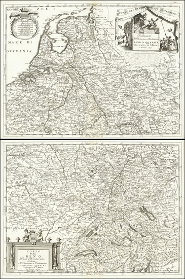 86-Europe, Netherlands, Belgium, Switzerland, Nord et Nord-Est and Mitteldeutschland Map By Vincen