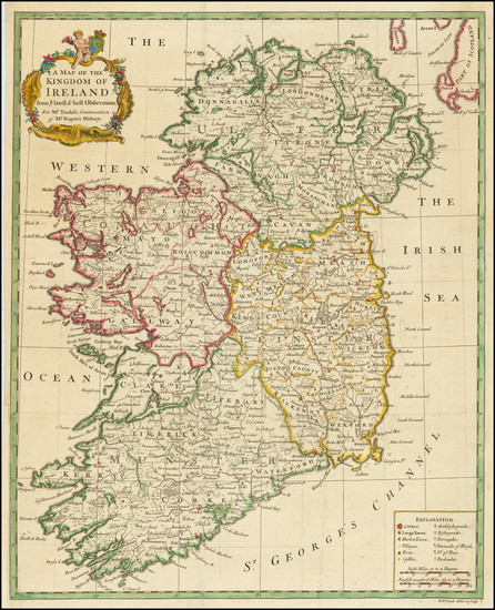 42-Ireland Map By Richard William Seale