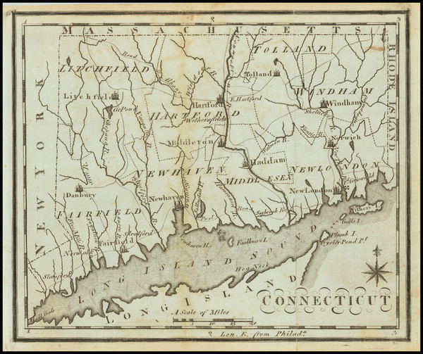 37-Connecticut Map By Joseph Scott