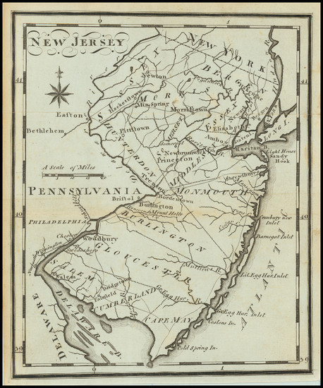 46-New Jersey Map By Joseph Scott
