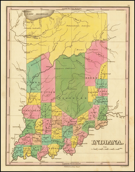 67-Indiana Map By Anthony Finley