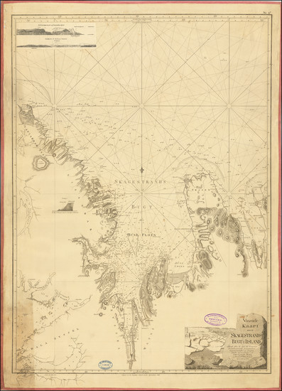 25-Iceland Map By Kongelige Danske Søkort-Arkiv