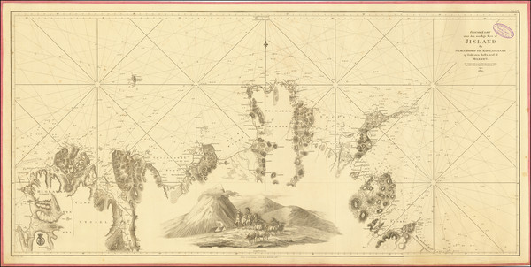 98-Iceland Map By Kongelige Danske Søkort-Arkiv