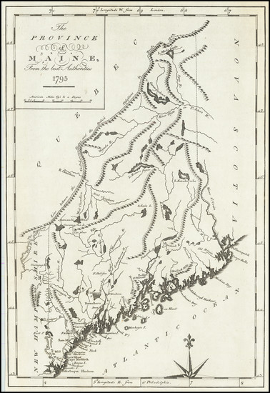 50-Maine Map By John Reid