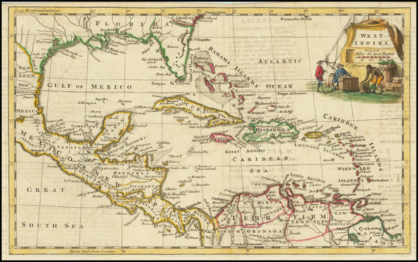 17-Florida and Caribbean Map By 