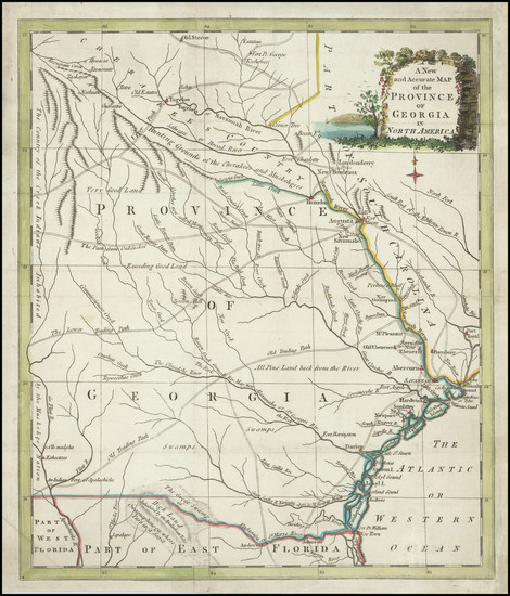 33-Southeast and Georgia Map By 