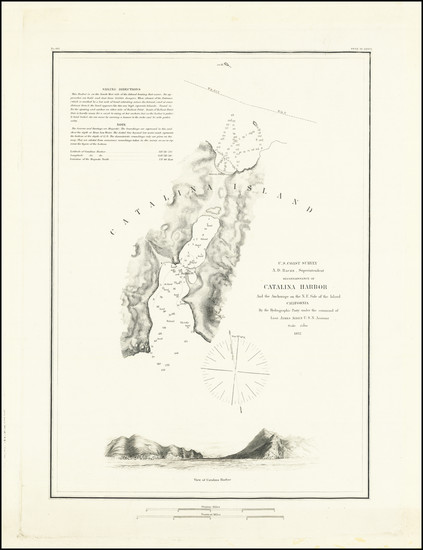 100-California and Los Angeles Map By United States Coast Survey