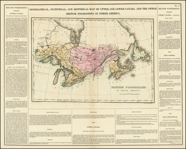 9-Midwest and Canada Map By Henry Charles Carey  &  Isaac Lea