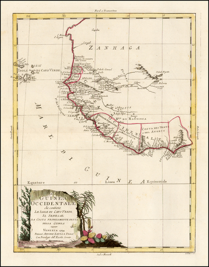 24-West Africa Map By Antonio Zatta