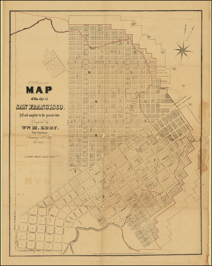 33-San Francisco & Bay Area Map By William Eddy