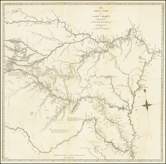 2-Louisiana, Arkansas, Texas, Kansas, Missouri, Nebraska and Oklahoma & Indian Territory Map 