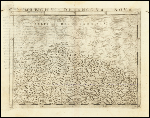 0-Northern Italy Map By Giacomo Gastaldi