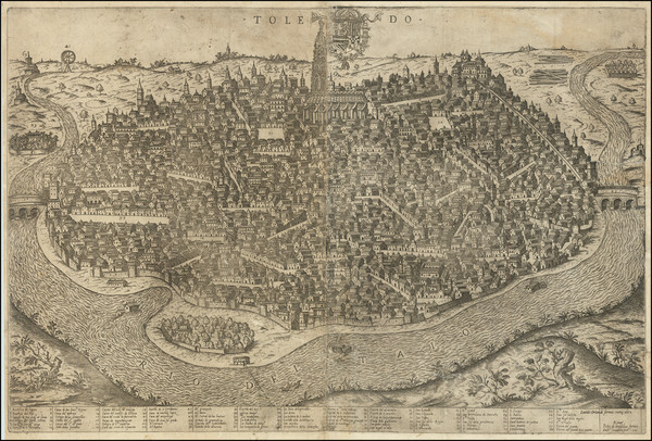 11-Spanish Cities Map By Giovanni Orlandi / Pietro de Nobili