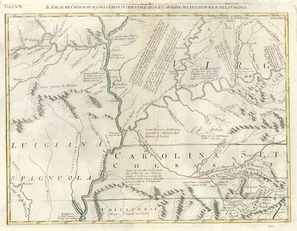 100-South, Southeast and Midwest Map By Antonio Zatta