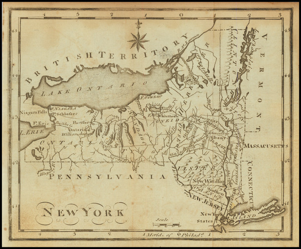 51-New York State Map By Joseph Scott