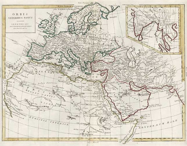 62-World, World, Africa and North Africa Map By Antonio Zatta