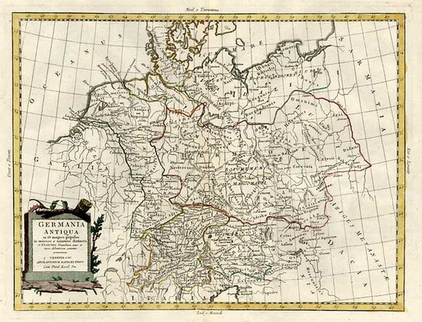 45-Europe, Netherlands, Poland and Germany Map By Antonio Zatta