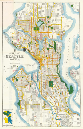 40-Washington Map By Kroll Map Company