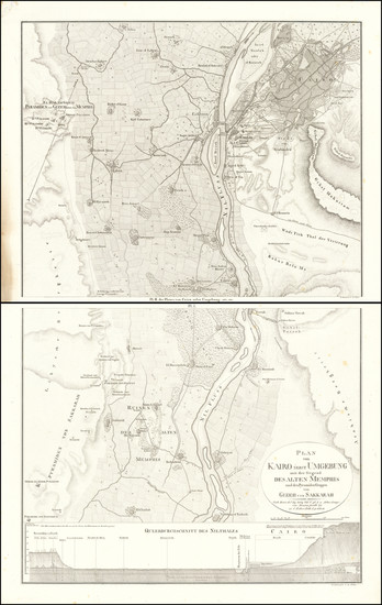 69-Egypt Map By Carl Ritter