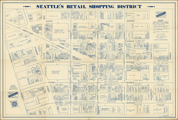 28-Washington Map By John Davis & Co.