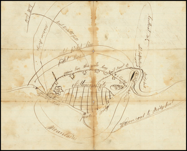 83-Tennessee and Civil War Map By Anonymous