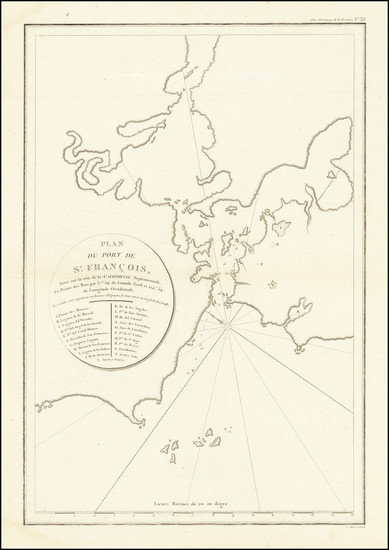 52-San Francisco & Bay Area Map By Jean Francois Galaup de La Perouse