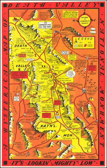 100-Nevada, Pictorial Maps and California Map By Lindgren Brothers