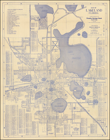 11-Florida Map By F. B. Dolph