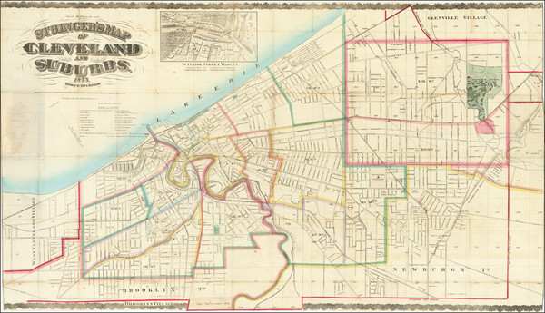 84-Ohio Map By Otto Dercum