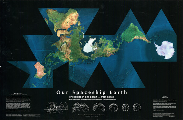 4-World and Pictorial Maps Map By R. Buckminster Fuller