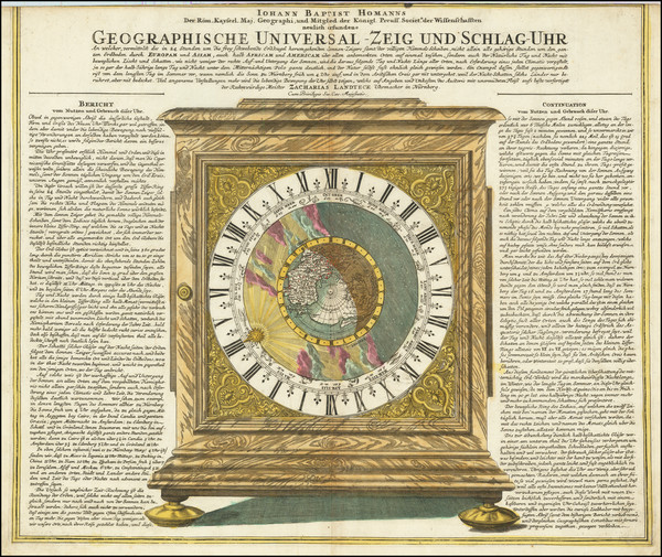 65-Northern Hemisphere, Polar Maps, California as an Island and Celestial Maps Map By Johann Bapti