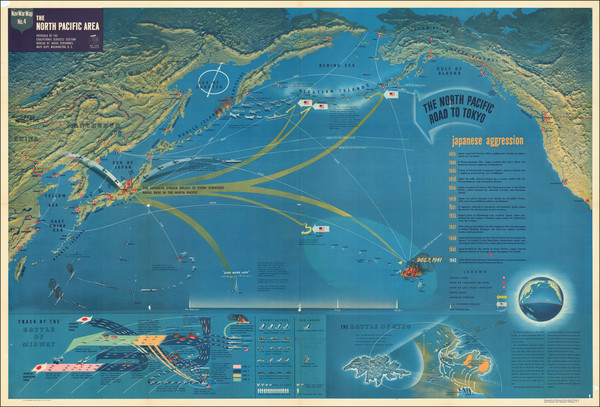 20-Europe, Mediterranean, Pictorial Maps and World War II Map By Educational Service Section / U.S