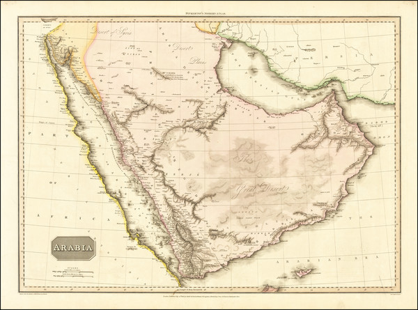 75-Middle East and Arabian Peninsula Map By John Pinkerton