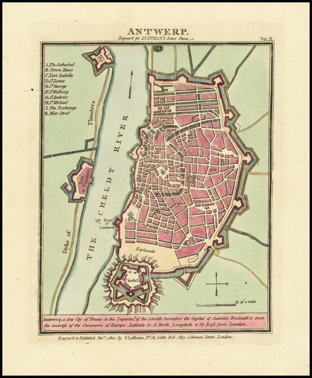 55-Belgium Map By John Luffman